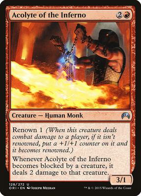 Acolyte of the Inferno card from Magic Origins
