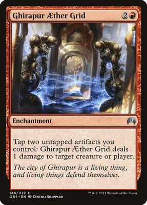 Ghirapur Aether Grid card from Magic Origins