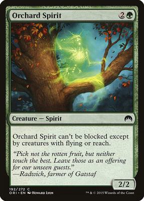 Orchard Spirit card from Magic Origins