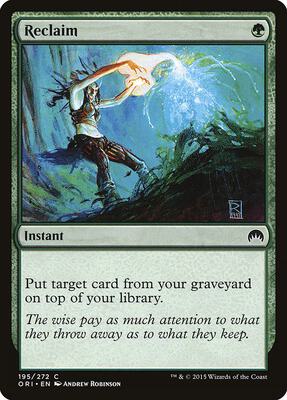 Reclaim card from Magic Origins