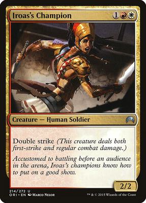 Iroas's Champion card from Magic Origins
