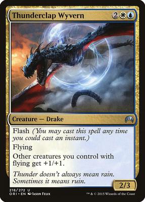 Thunderclap Wyvern card from Magic Origins