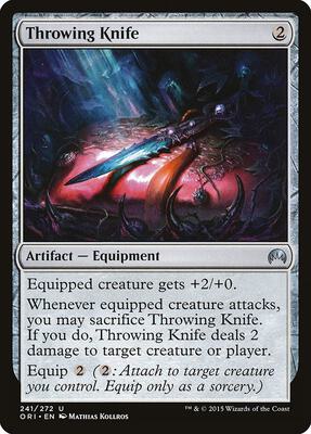 Throwing Knife card from Magic Origins