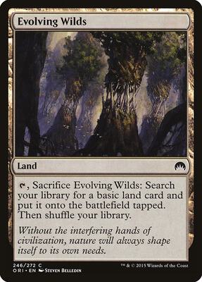 Evolving Wilds card from Magic Origins