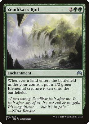 Zendikar's Roil card from Magic Origins