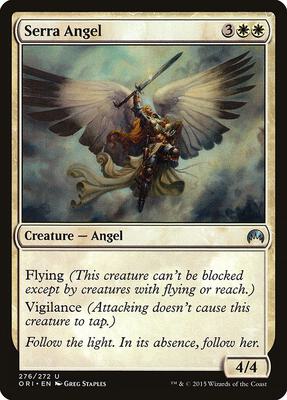 Serra Angel card from Magic Origins