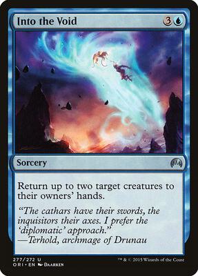 Into the Void card from Magic Origins