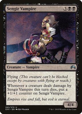 Sengir Vampire card from Magic Origins