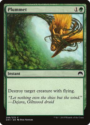 Plummet card from Magic Origins