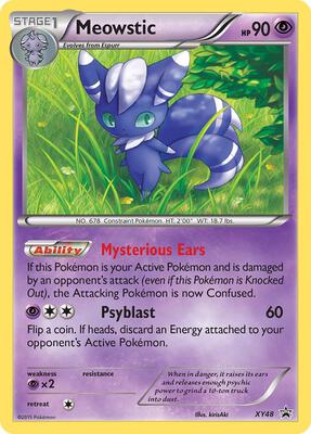 Meowstic - XY48 card from XY Promos