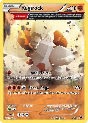 Regirock - XY49 card from XY Promos