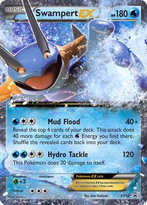 Swampert EX - XY55 card from XY Promos