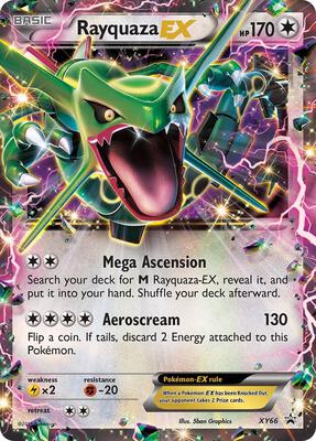 Rayquaza EX - XY66 card from XY Promos