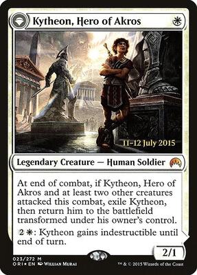 Kytheon, Hero of Akros card from Prerelease Cards