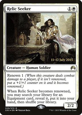Relic Seeker card from Prerelease Cards