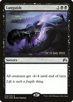 Languish card from Prerelease Cards