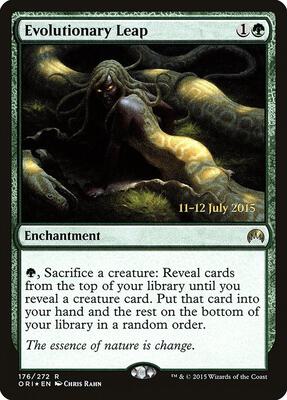 Evolutionary Leap card from Prerelease Cards