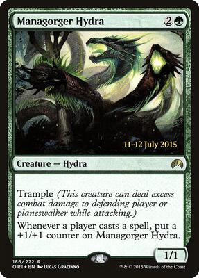 Managorger Hydra card from Prerelease Cards
