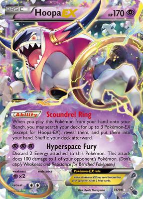 Hoopa EX card from XY - Ancient Origins
