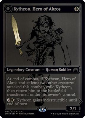 Kytheon, Hero of Akros (SDCC 2015 Exclusive) card from Media Promos