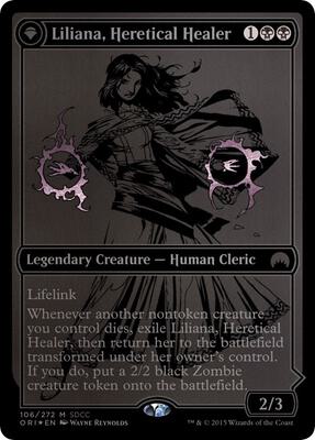 Liliana, Heretical Healer (SDCC 2015 Exclusive) card from Media Promos