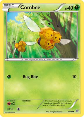 Combee card from XY - Ancient Origins