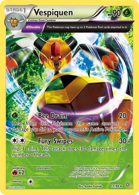 Vespiquen (11) card from XY - Ancient Origins