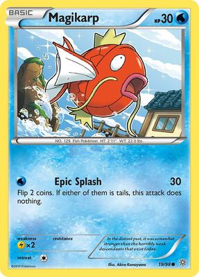 Magikarp card from XY - Ancient Origins