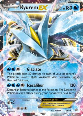Kyurem EX card from XY - Ancient Origins