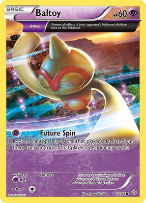 Baltoy (32) card from XY - Ancient Origins