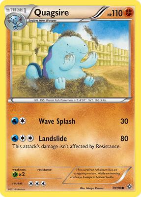 Quagsire card from XY - Ancient Origins