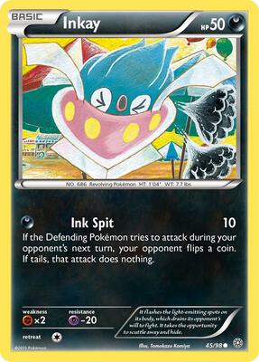 Inkay card from XY - Ancient Origins