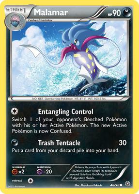 Malamar card from XY - Ancient Origins