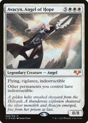 Avacyn, Angel of Hope card from From the Vault: Angels