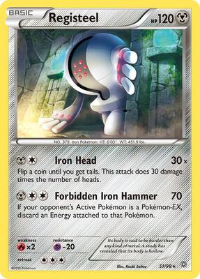 Registeel card from XY - Ancient Origins