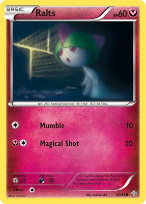 Ralts card from XY - Ancient Origins
