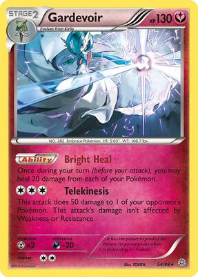 Gardevoir card from XY - Ancient Origins