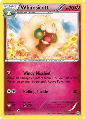 Whimsicott card from XY - Ancient Origins