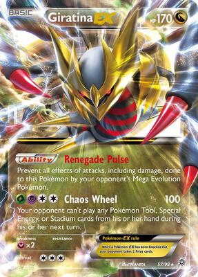 Giratina EX card from XY - Ancient Origins