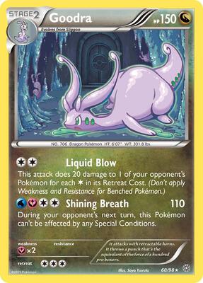Goodra card from XY - Ancient Origins