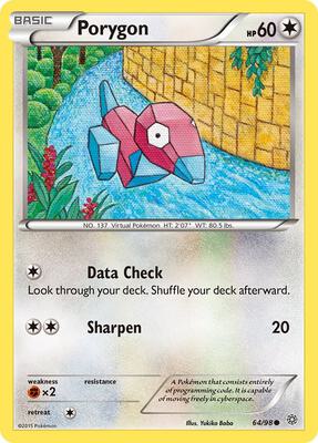 Porygon card from XY - Ancient Origins