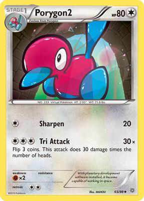 Porygon2 card from XY - Ancient Origins