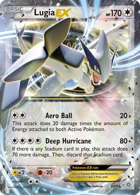 Lugia EX card from XY - Ancient Origins