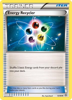 Energy Recycler card from XY - Ancient Origins