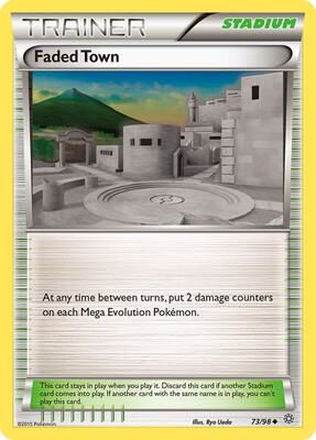 Faded Town card from XY - Ancient Origins
