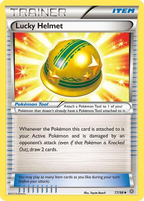 Lucky Helmet card from XY - Ancient Origins