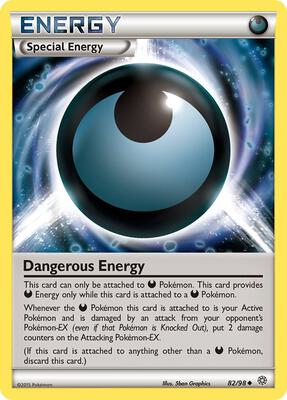 Dangerous Energy card from XY - Ancient Origins