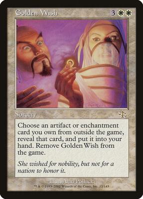 Golden Wish card from Judgment