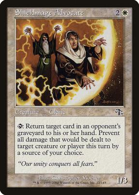 Shieldmage Advocate card from Judgment