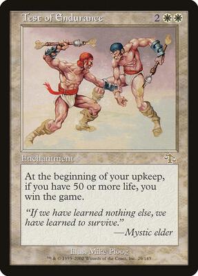 Test of Endurance card from Judgment